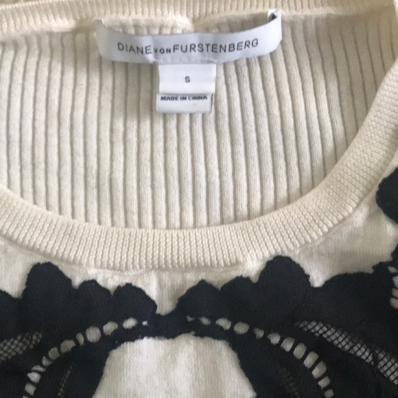 DVF Lace Sweater - Picture 2 of 5